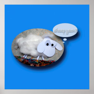 Poster Bela Ovelha Chinesa Ano Zodiac Aniversário 24 Post