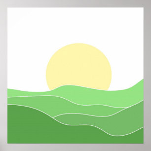 Poster bela paisagem e arte