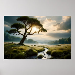 Poster Bela paisagem natural