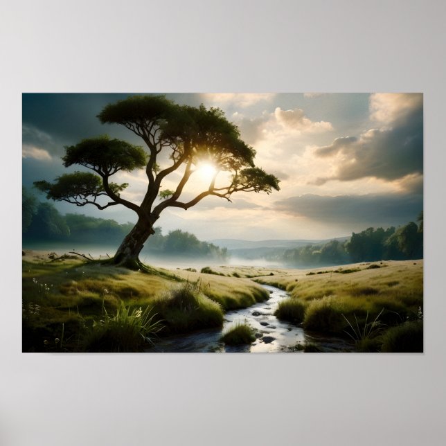 Poster Bela paisagem natural (Frente)