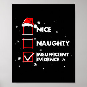 Poster Bela Papai noel De Camisa De Prova Insuficiente Ch