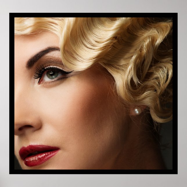 Pôster Bela Pessoas Retro Fotografia Série Arte (Frente)