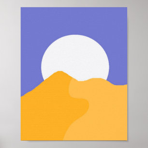 Poster bela pintura paisagística