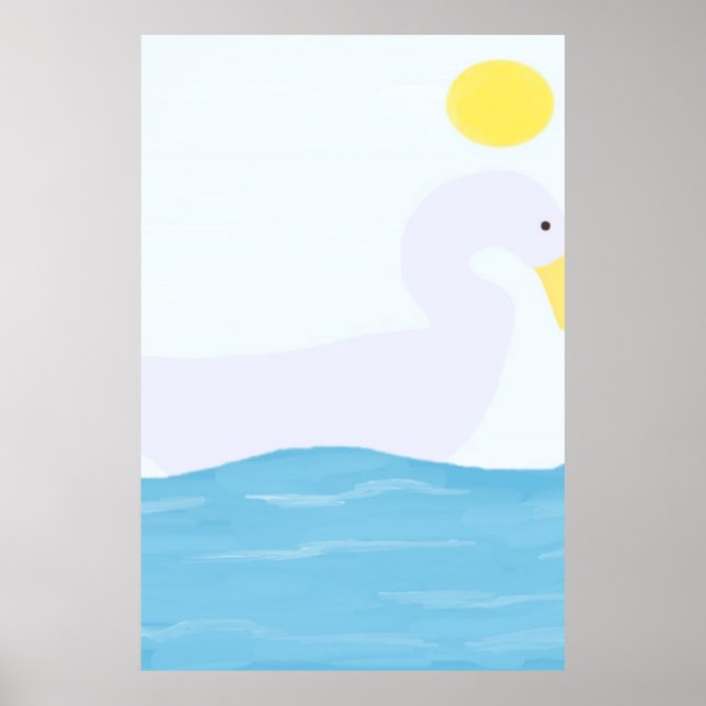 Poster bela pintura paisagística (Frente)