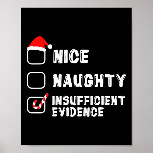 Poster Bela prova imprópria de Papais noeis de Natal (Frente)