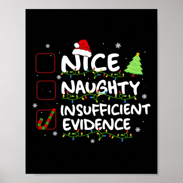 Poster Bela prova imprópria de Papais noeis de Natal (Frente)