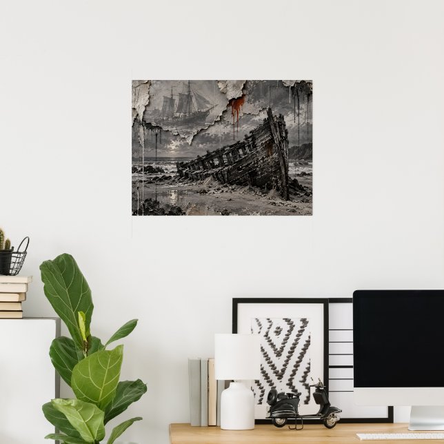 Poster Bela Ruína (Escritório em casa)
