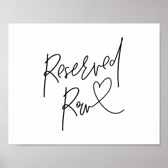 Poster Bela Sala Reservada, Black, Cerimônia De Casamento (Frente)