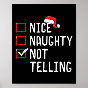 Poster Bela travessura Não Contar Lista De Natal