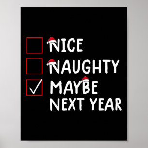 Poster Bela travessura, Talvez no próximo ano, bom Natal