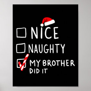 Poster Bela Vadia Meu Irmão Fez Isso Lista De Natal Fami