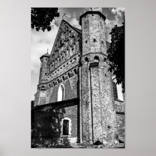 Poster Belarus Беларусь Igreja Synkavichy Arquitetura