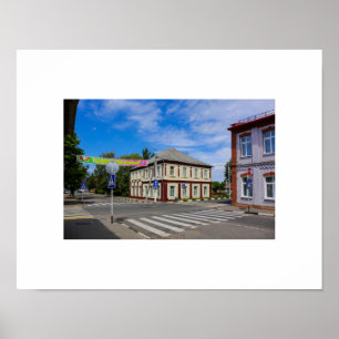 Poster Belarus Беларусь Lepel Cartaz de Arquitetura