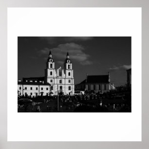 Poster Belarus Bielorrússia Minsk Minsk Arquitetura Carta