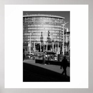 Poster Belarus Bielorrússia Minsk Minsk Arquitetura Carta