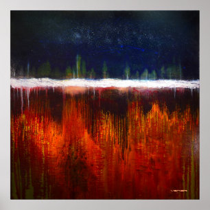 Pôster Belas artes curas da terapia da arte das cores