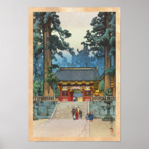 Poster Belas artes do japonês de Hiroshi Yoshida do