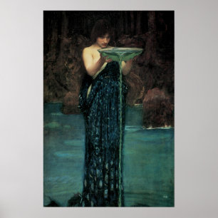 Pôster Belas artes do Victorian, Circe Invidiosa pelo