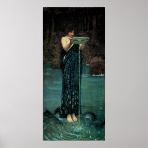 Pôster Belas artes do Victorian, Circe Invidiosa pelo