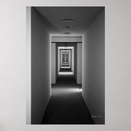 Poster Belas Artes, preto e branco - Um Convite