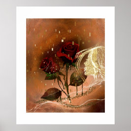 Poster Belas Rosas de Outono