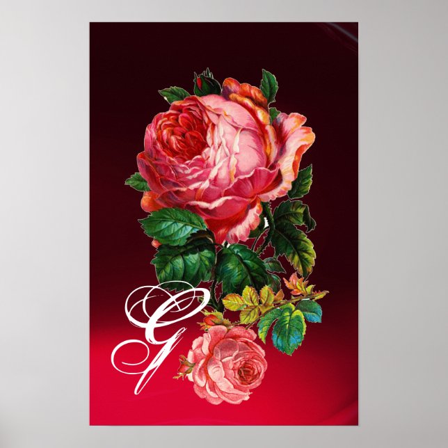 PÔSTER BELAS ROSAS ROSAS MONOGRAMA (Frente)