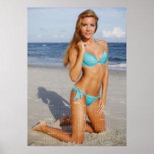 Pôster Beldades Costeiras da Carolina: Cartaz do Calendár