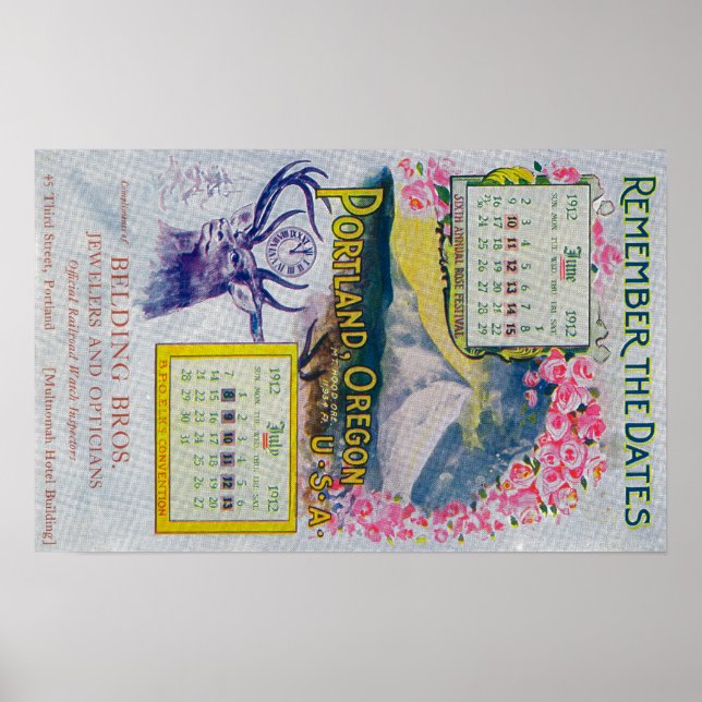 Pôster Belding Bros. Advertisement dos Joalheiros (Frente)