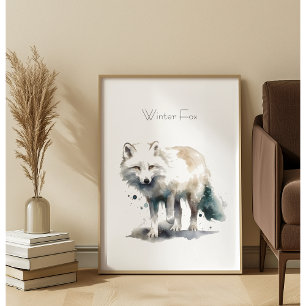 Pôster Beleza Árctica: Costume da Fox de inverno