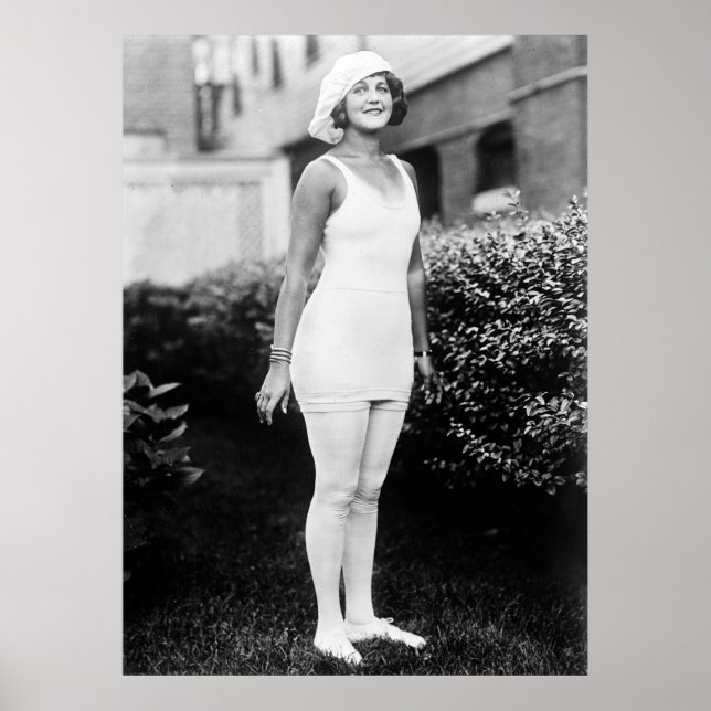 Poster Beleza Bathing, início dos anos 1900 (Frente)