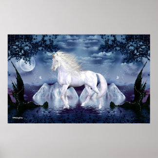 Poster Beleza Branca do Unicórnio