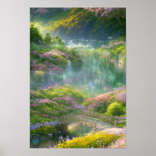 Poster Beleza Brilhante, Um Jardim Primavera