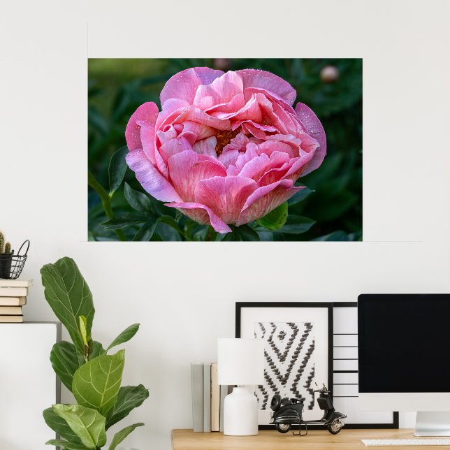 Poster Beleza Canadiana, Pensão Rosa Floral (Escritório em casa)