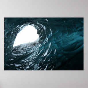 Poster Beleza Congelada - Fotografia Glacier da Islândia
