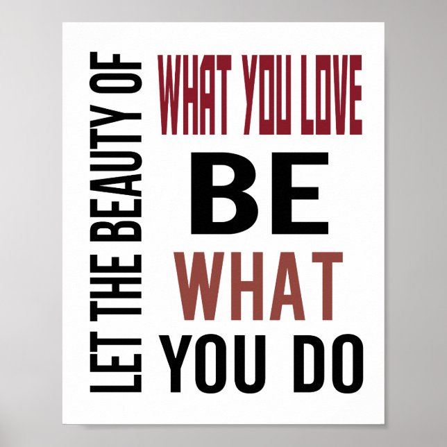 Pôster Beleza de (tamanho padrão de moldura) (Frente)