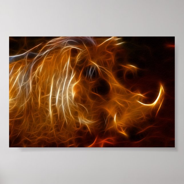 Pôster Beleza de varrascos na besta (Frente)