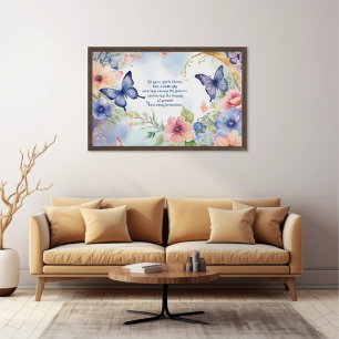 Poster Beleza do Eterno de Arte Floral Whimsical