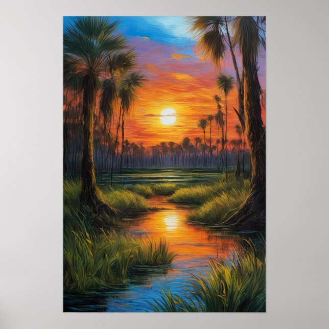 Poster Beleza do pântano silencioso (Frente)