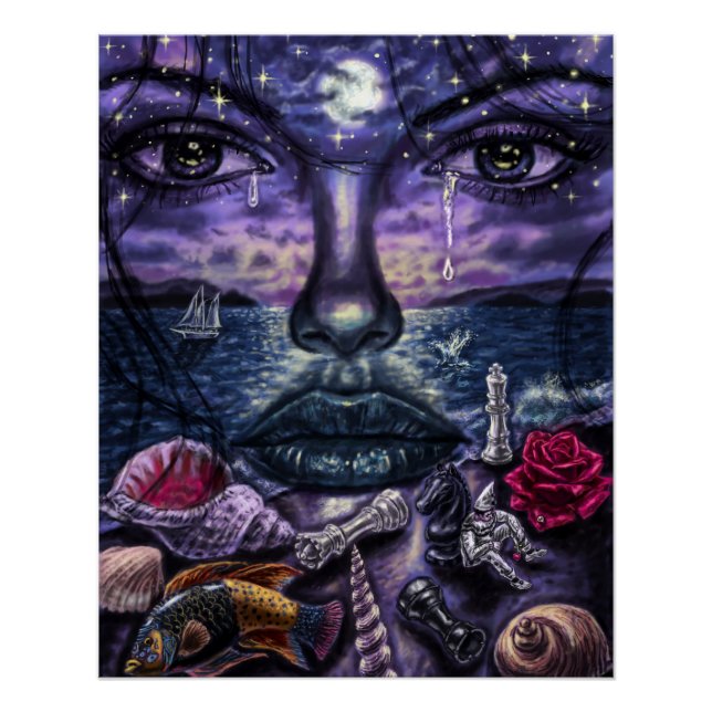 Pôster Beleza e praia (Frente)