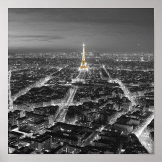 Poster Beleza Elegante das Noites de Paris