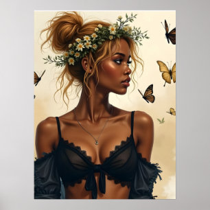 Poster Beleza Etérea em Flor