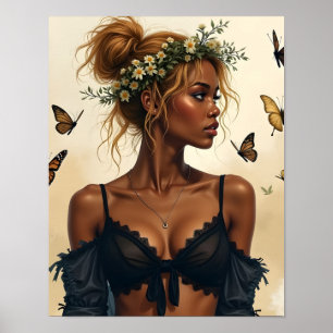 Poster Beleza Etérea em Flor