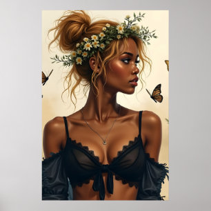 Poster Beleza Etérea em Flor