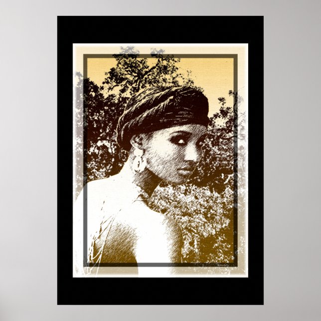 Poster Beleza etíope (Frente)