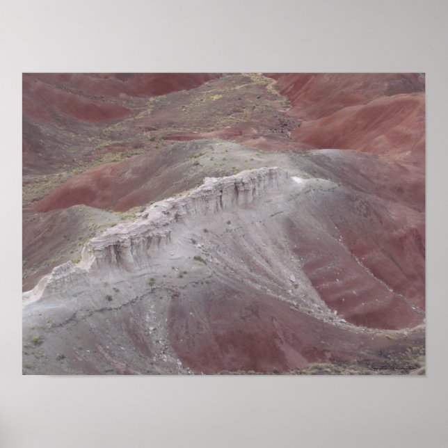 Poster Beleza majestosa do deserto pintado (Frente)