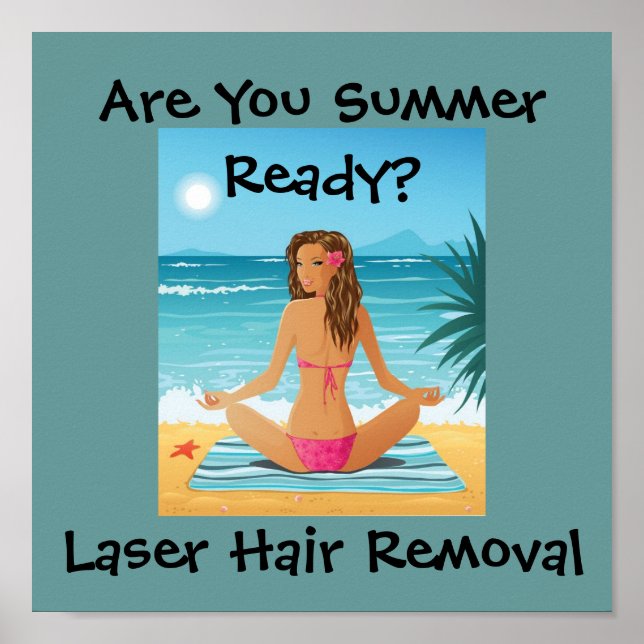 Poster Beleza na Cidade 002, Você Está Pronta Para O Verã (Frente)