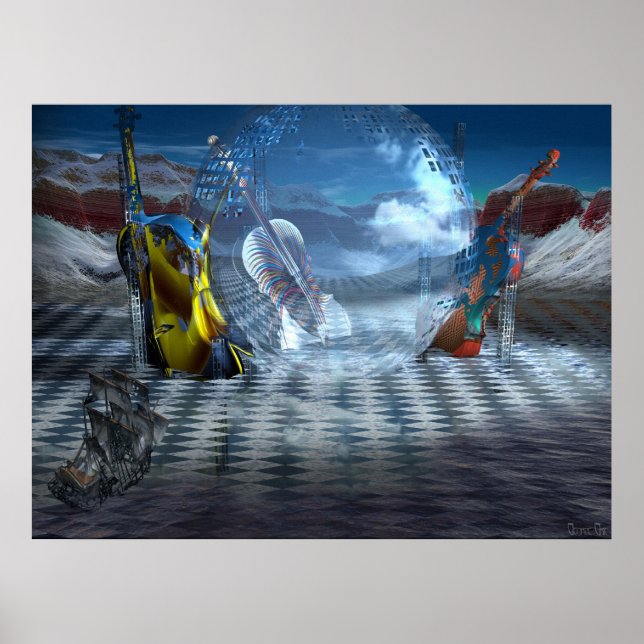 Pôster Beleza perdida de desharmonia (Frente)