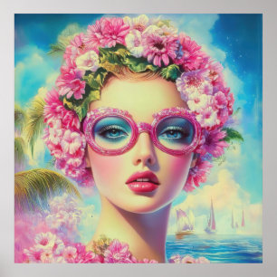 Poster Beleza Tropical Retroativa