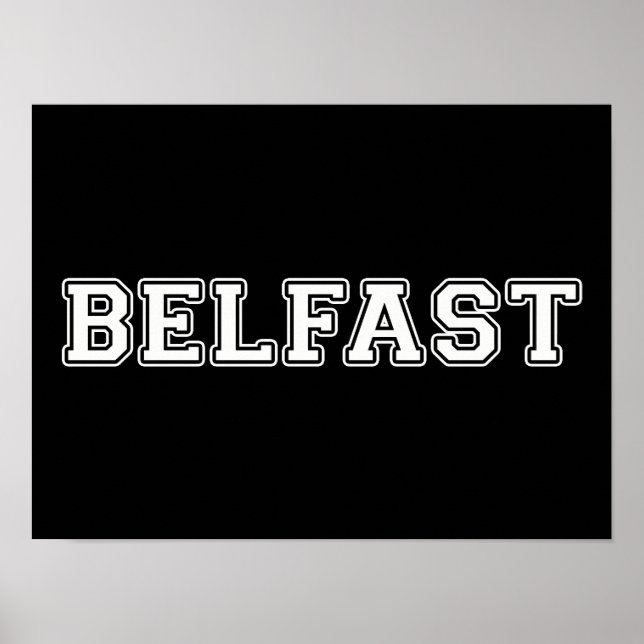 Poster Belfast (Frente)