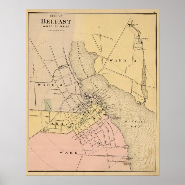 Pôster Belfast, Maine 2 (Frente)